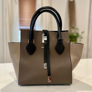 Tri-tone Elephant Michael Kors Collection Miranda Bag with Crossbody